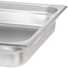 607002 DuraPan™ Light Gauge Stainless Steel Steam Table Hotel Pan Full-Size, 2.5" Deep