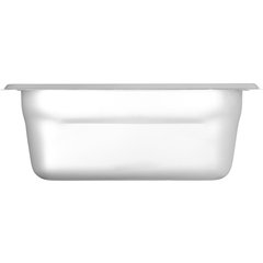607192 DuraPan™ Light Gauge Stainless Steel Steam Table Hotel Pan 1/9 Size, 2.5" Deep