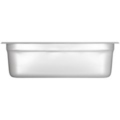 607134 DuraPan™ Light Gauge Stainless Steel Steam Table Hotel Pan 1/3 Size, 4" Deep