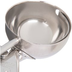 60300-24 Stainless Steel Disher Scoop #24 Size 1.8 oz - Red