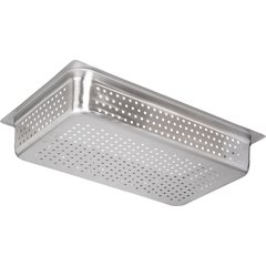 607004P DuraPan™ Light Gauge Stainless Steel Perforated Steam Table Hotel Pan Full-Size, 4" Deep