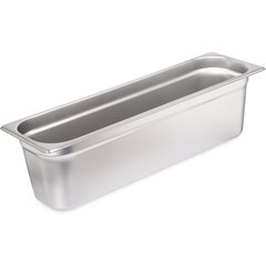 Carlisle 607002D DuraPan Full Size 2 1/2 Deep Divided Stainless