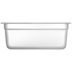 607144 DuraPan™ Light Gauge Stainless Steel Steam Table Hotel Pan 1/4 Size, 4" Deep