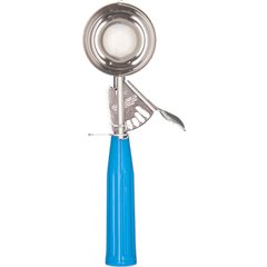 60300-16 Stainless Steel Disher Scoop #16 Size 2.75 oz - Blue