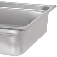 607004 DuraPan™ Light Gauge Stainless Steel Steam Table Hotel Pan Full-Size, 4" Deep