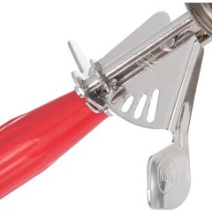 60300-24 Stainless Steel Disher Scoop #24 Size 1.8 oz - Red