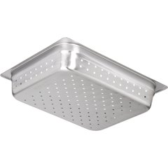 607122P DuraPan™ Light Gauge Stainless Steel Perforated Steam Table Hotel Pan 1/2 Size, 2.5" Deep