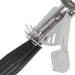 60300-30 Stainless Steel Disher Scoop #30 Size 1.3 oz - Black