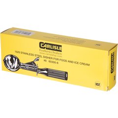 60300-8 Stainless Steel Disher Scoop #8 Size 4 oz - Gray