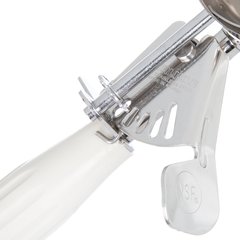 60300-10 Stainless Steel Disher Scoop #10 Size 3.8 oz - Ivory