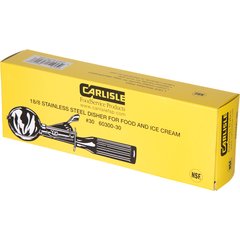 60300-30 Stainless Steel Disher Scoop #30 Size 1.3 oz - Black