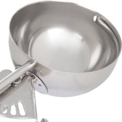 60300-8 Stainless Steel Disher Scoop #8 Size 4 oz - Gray