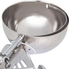 60300-10 Stainless Steel Disher Scoop #10 Size 3.8 oz - Ivory