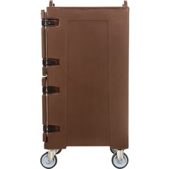 PC600N01 Cateraide™ Insulated Front Loading Food Pan Double Carrier 10 Pan Capacity - Brown