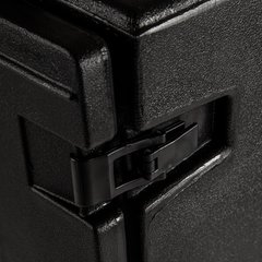 PC600N03 Cateraide™ Insulated Front Loading Food Pan Double Carrier 10 Pan Capacity - Black