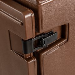 PC600N01 Cateraide™ Insulated Front Loading Food Pan Double Carrier 10 Pan Capacity - Brown