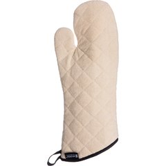 817TMSB Terry Oven Mitt w/ Steam Barrier - 17 Inch  - Tan