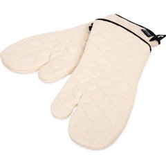 817TMSB Terry Oven Mitt w/ Steam Barrier - 17 Inch  - Tan