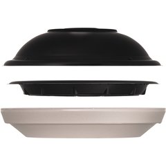 DXHHDM903 High Heat Disposable Dome 9" (500/cs) - Black