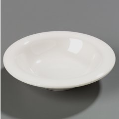 3304042 Sierrus™ Melamine Rimmed Bowl 8 oz - Bone