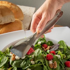 607687 Bread Serving Tong 9-1/4" - Stainless Steel