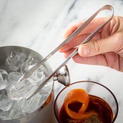 607691 Stainless Steel Ice Tongs 7" - Stainless Steel