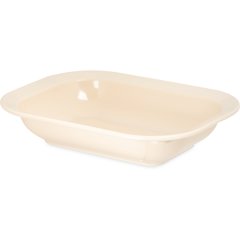 4374525 Melamine Rectangle Baker Server 28 oz. - Tan