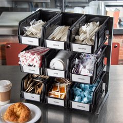 381109LG Packet Rack 18"x 12"x 19" - Black