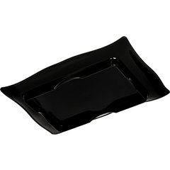4452003 Terra™ Rectangular Textured Platter 13.5 x 9.25 - Black