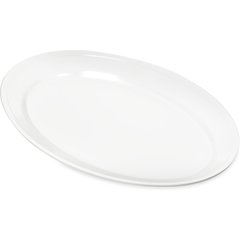 ARR12002 Melamine Oval Platter Tray 12" x 8.5" - White
