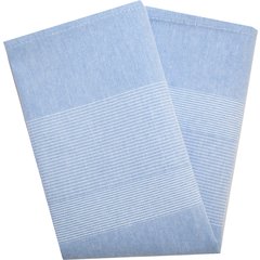 54361822NH763 Snap Drape® Transition Striped Napkin 18" x 22" - Blue