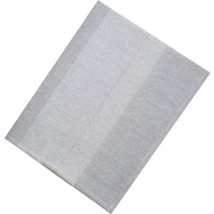 54361822NH503 Snap Drape® Transition Striped Napkin 18" x 22" - Black