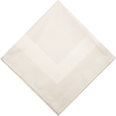 54682222NH770 Milan Milan Satin Band Napkin 22” x 22” - Cream