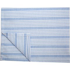 54351822NH763 Snap Drape® Ticking Striped Napkin 18" x 22" - Blue