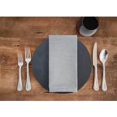 54241822NH014 Chambray Solid Napkin 18" x 22" - Black