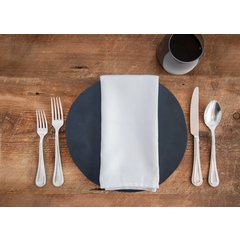 54432020NH010 Milan Birdseye Napkin 20” x 20” - White