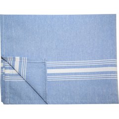 54251822NH002 Chambray Striped Napkin 18" x 22" - Blue