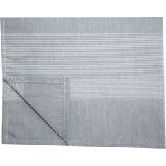 54361822NH503 Snap Drape® Transition Striped Napkin 18" x 22" - Black