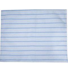 54351822NH763 Snap Drape® Ticking Striped Napkin 18" x 22" - Blue