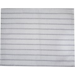 54351822NH503 Snap Drape® Ticking Striped Napkin 18" x 22" - Black