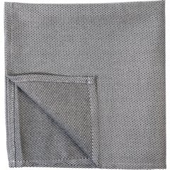 54432020NH503 Milan Birdseye Napkin 20” x 20” - Black/White