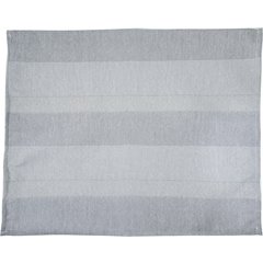 54361822NH503 Snap Drape® Transition Striped Napkin 18" x 22" - Black
