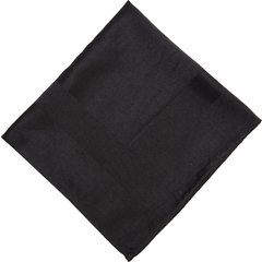 54682222NH014 Milan Milan Satin Band Napkin 22” x 22” - Black