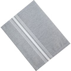 54251822NH014 Chambray Striped Napkin 18" x 22" - Black