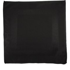 54682222NH014 Milan Milan Satin Band Napkin 22” x 22” - Black