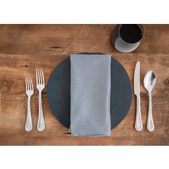 54432020NH195 Milan Birdseye Napkin 20” x 20” - Navy/White