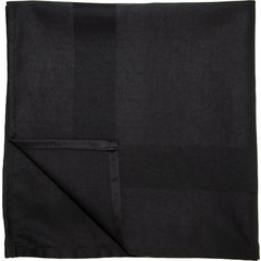 54682222NH014 Milan Milan Satin Band Napkin 22” x 22” - Black