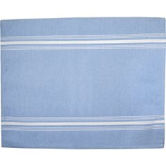 54251822NH002 Chambray Striped Napkin 18" x 22" - Blue