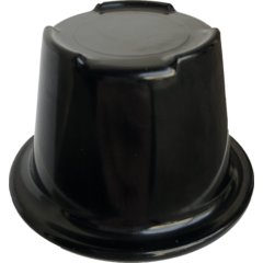 S27603 Melamine Smooth Ramekin 1.5 oz - Black