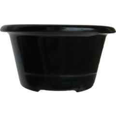 S28103 Melamine Smooth Ramekin 3 oz - Black